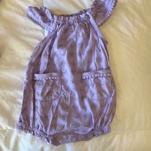 Egg bubble romper 0-3
